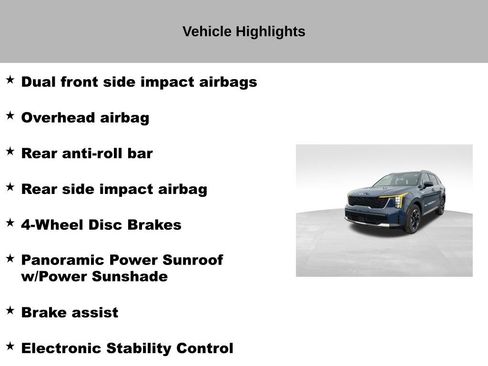 Certified 2025 Kia Sorento S w/ Panoramic Sunroof Package image 46