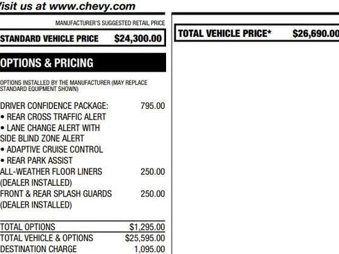 Certified 2025 Chevrolet Trax ACTIV w/ Driver Confidence Package FWD image 2