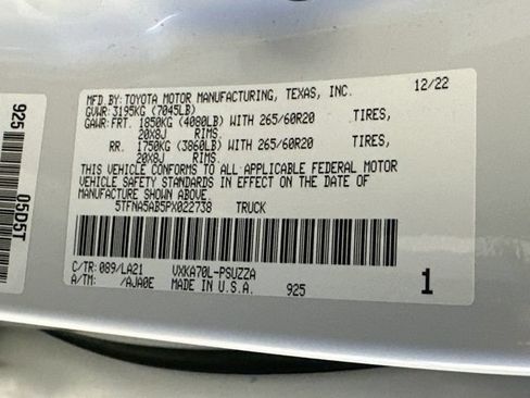 Used 2023 Toyota Tundra Platinum RWD image 26