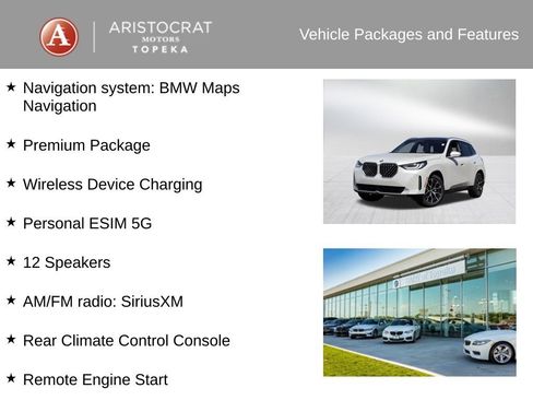 New 2026 BMW X3 xDrive30i w/ Premium Package AWD/4WD image 3