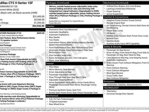 Used 2024 Cadillac CT5 V w/ Cold Weather Package image 15