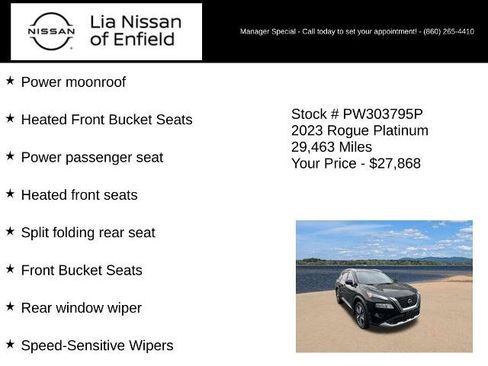 Certified 2023 Nissan Rogue Platinum w/ Platinum Premium Package AWD/4WD image 20