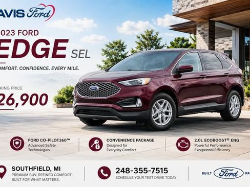 Used 2023 Ford Edge SEL w/ Convenience Package AWD/4WD image 1