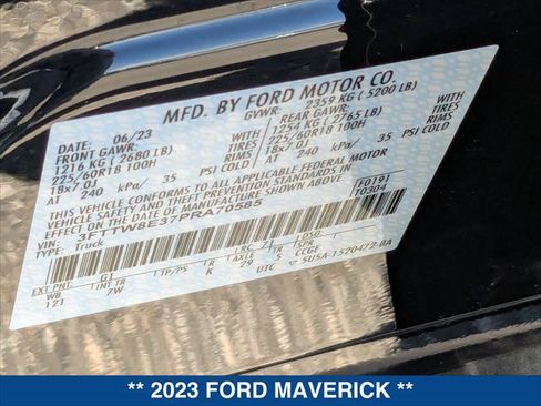Used 2023 Ford Maverick XLT w/ XLT Luxury Package FWD image 24