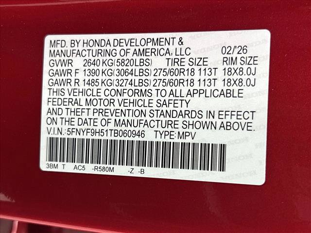 New 2026 Honda Passport TrailSport image 22