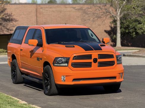 Used 2017 RAM 1500 Sport w/ Ignition Orange Sport Package image 3