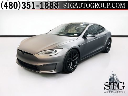 Used 2021 Tesla Model S Plaid AWD/4WD image 1