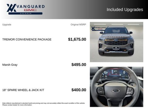 Used 2026 Ford Explorer Tremor w/ Tremor Convenience Package image 9