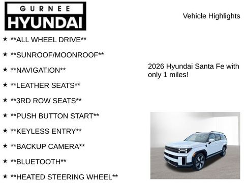New 2026 Hyundai Santa Fe Limited image 9
