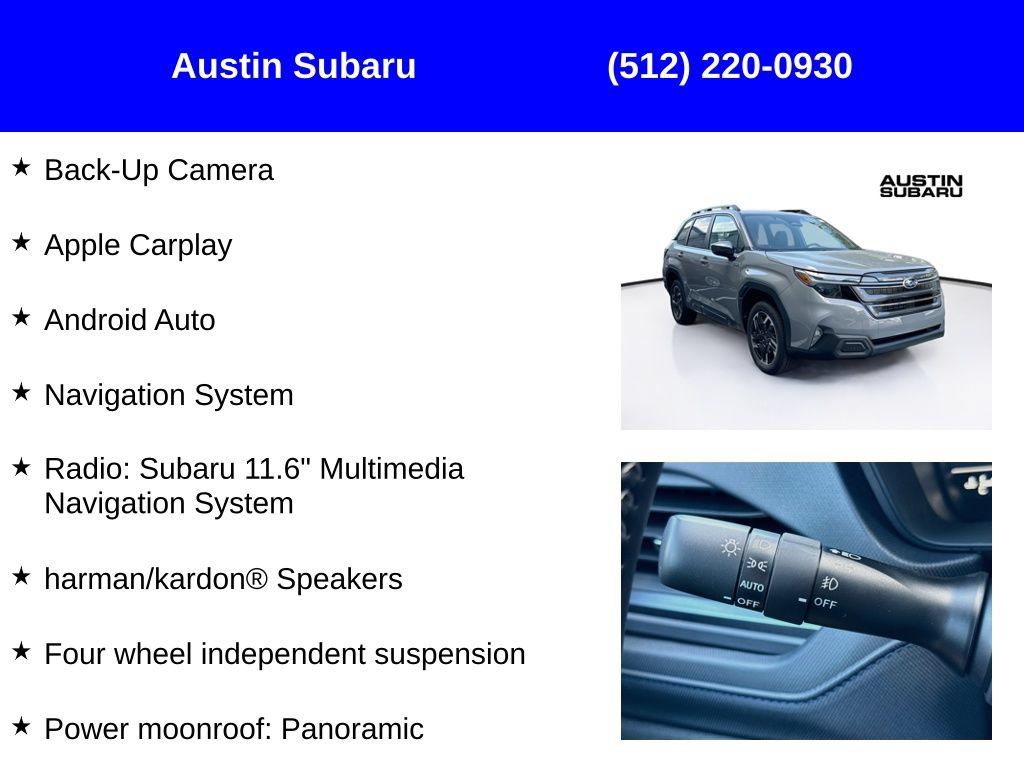 New 2026 Subaru Forester Touring AWD/4WD image 9