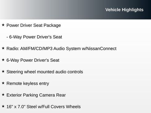 Used 2016 Nissan Altima 2.5 S w/ Power Driver Seat Package image 3