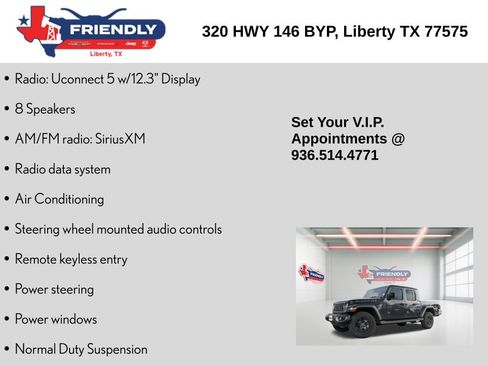 New 2025 Jeep Gladiator Sport image 5