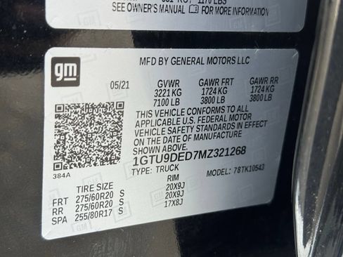 Used 2021 GMC Sierra 1500 SLT w/ SLT Premium Plus Package AWD/4WD image 26