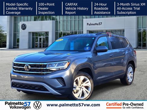 Certified 2021 Volkswagen Atlas SE image 1