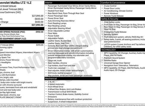 Used 2008 Chevrolet Malibu LTZ FWD image 24