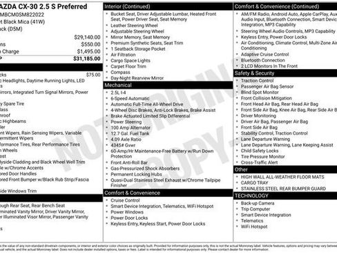 Certified 2025 MAZDA CX-30 AWD 2.5 S w/ Preferred Package image 7