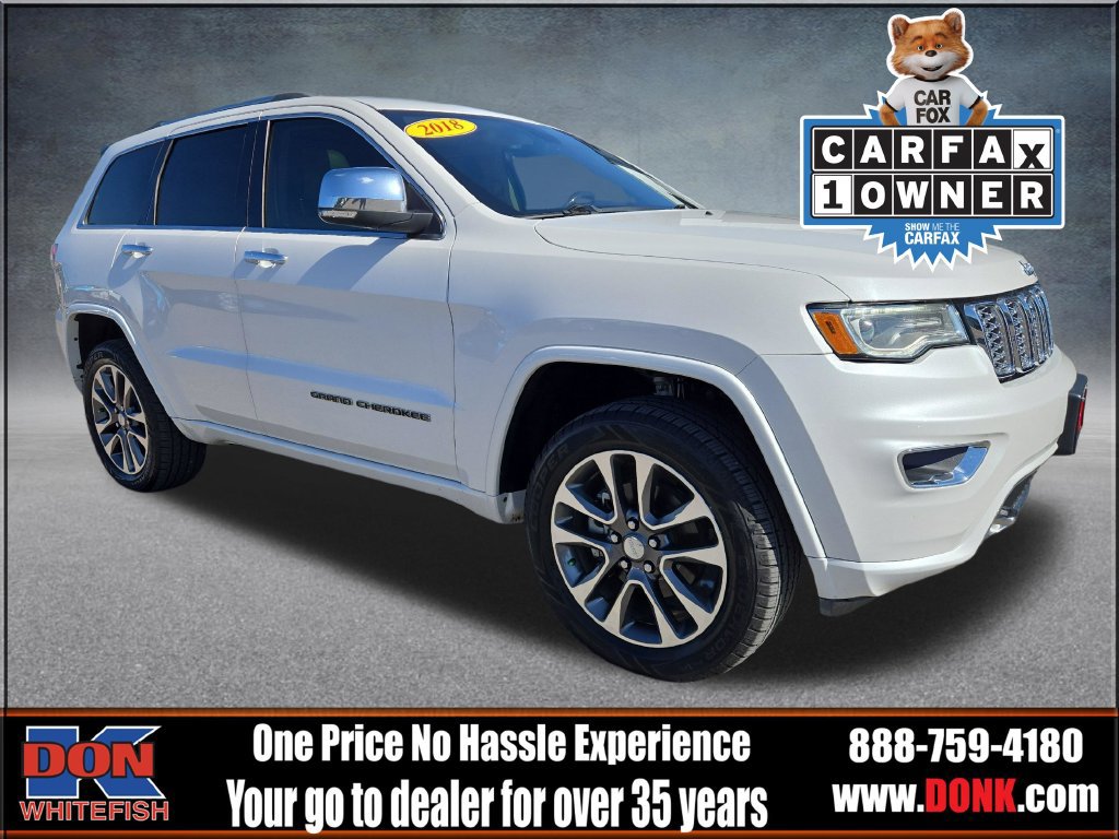 Used 2018 Jeep Grand Cherokee Overland AWD/4WD 360° Tour