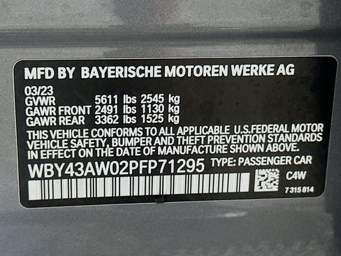 Used 2023 BMW i4 eDrive35 w/ Premium Package RWD image 12