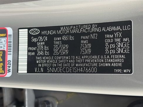 Used 2025 Hyundai Tucson Limited AWD/4WD image 33