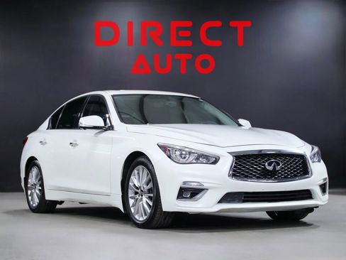 Used 2021 INFINITI Q50 Luxe w/ Cargo Package image 1