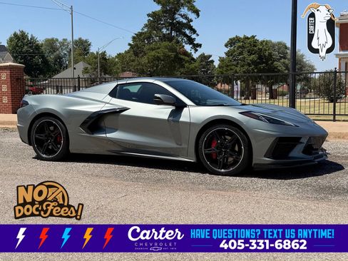 Used 2022 Chevrolet Corvette Stingray Preferred Conv w/ Chrome Exterior Badge Package RWD image 1