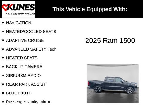 Used 2025 RAM 1500 Laramie AWD/4WD image 3