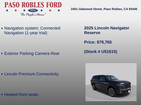 Used 2025 Lincoln Navigator Reserve AWD/4WD image 6