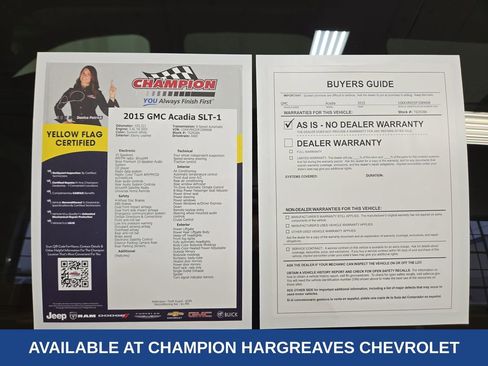 Used 2015 GMC Acadia SLT image 44