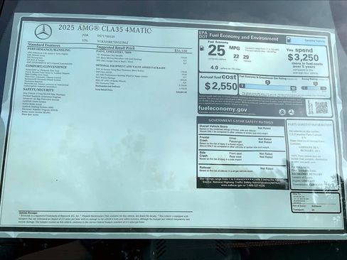 Certified 2025 Mercedes-Benz CLA 35 AMG AMG CLA 35 image 26
