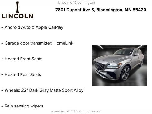 Used 2025 Genesis GV80 3.5T e-SC image 9