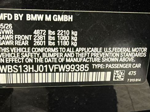 New 2027 BMW M3 w/ M Driver's Package RWD image 25