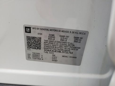 Used 2020 Chevrolet Equinox LT AWD/4WD image 33