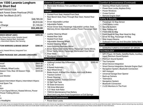 Used 2016 RAM 1500 Laramie Longhorn w/ Convenience Group RWD image 23
