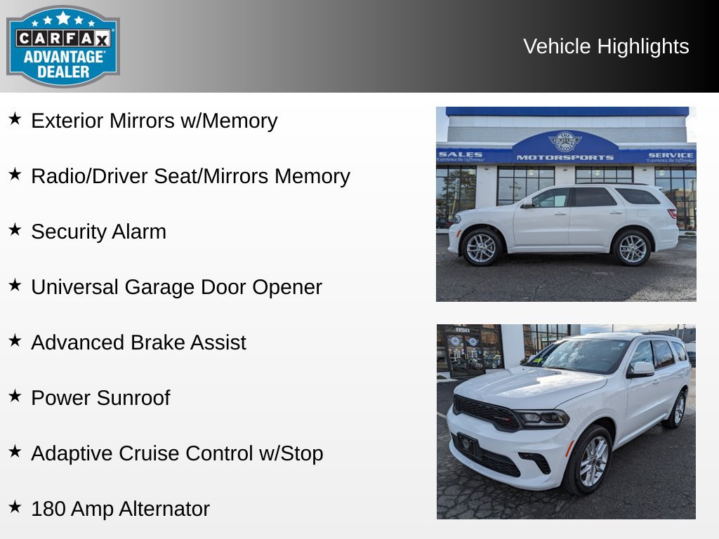 Used 2022 Dodge Durango GT AWD/4WD image 12