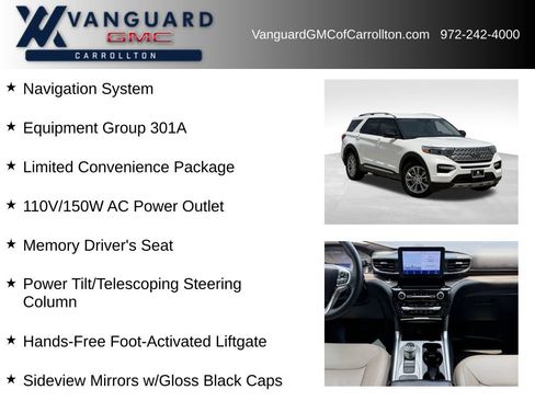 Used 2021 Ford Explorer Limited w/ Equipment Group 301A RWD image 6