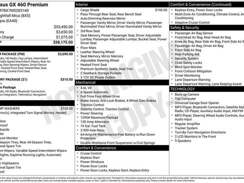 Used 2021 Lexus GX 460 Premium w/ Premium Package image 6