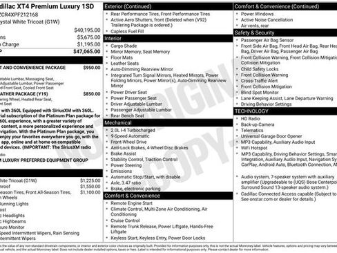 Certified 2023 Cadillac XT4 Premium Luxury FWD image 40