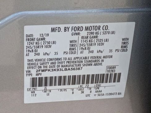 Used 2020 Ford Edge Titanium FWD image 27