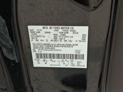 Used 2010 Ford F150 FX4 AWD/4WD image 23