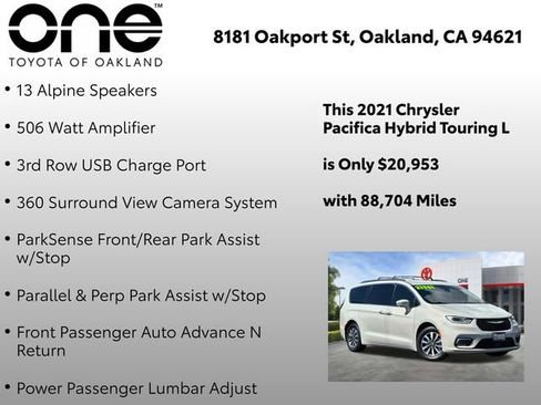 Used 2021 Chrysler Pacifica Touring-L FWD image 17