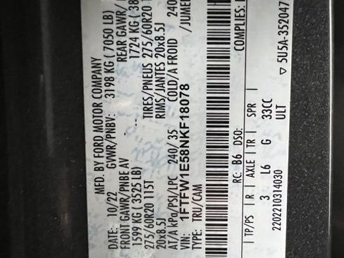 Used 2022 Ford F150 Lariat image 56