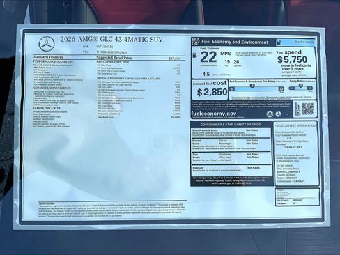 New 2026 Mercedes-Benz GLC 43 AMG AMG GLC 43 image 26