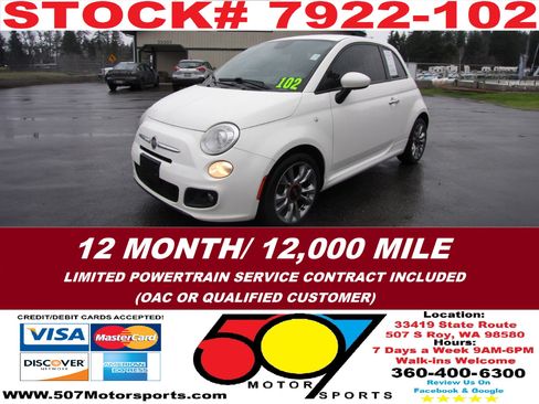 Used 2015 FIAT 500 Sport w/ Comfort/Convenience Group image 1