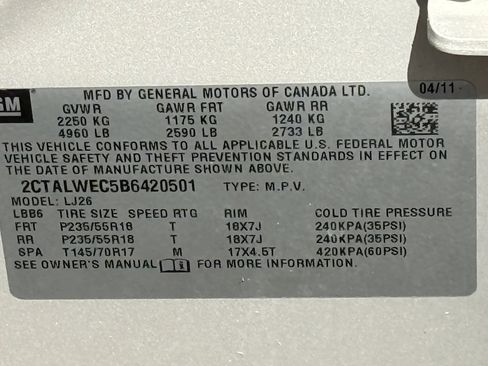 Used 2011 GMC Terrain SLT FWD image 31