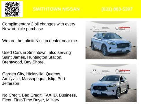 Used 2022 INFINITI QX50 Luxe w/ Cargo Package AWD/4WD image 2