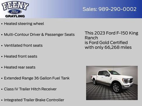 Used 2023 Ford F150 King Ranch w/ Equipment Group 601A High AWD/4WD image 28