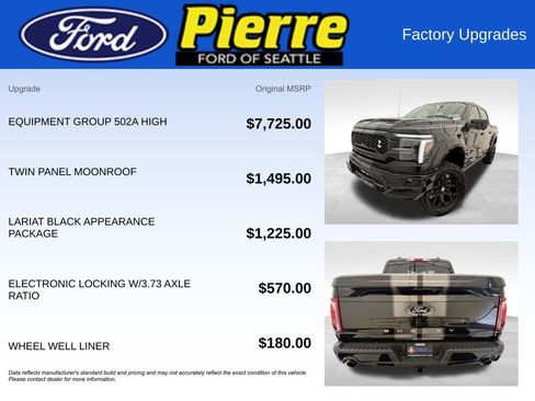 New 2025 Ford F150 Lariat w/ Equipment Group 502A High image 13