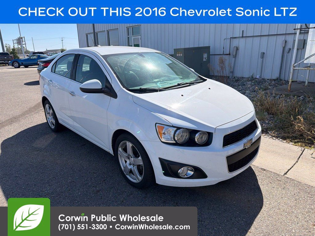Used 2016 Chevrolet Sonic LTZ FWD image 1