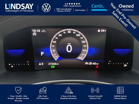 Certified 2022 Volkswagen Atlas SE w/ Panoramic Sunroof Package image 25