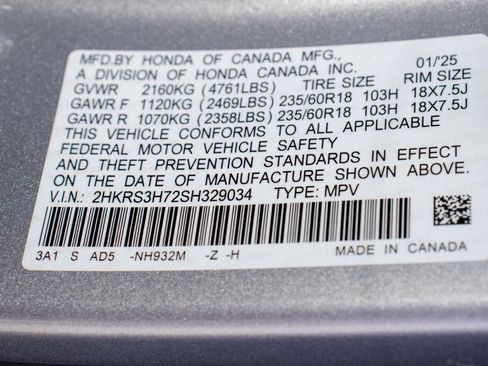 Certified 2025 Honda CR-V EX-L image 37